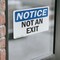 Signmission Not An Exit, 10 in W x Rectangle, Vinyl Decal OS-2PACK-NS-D-710-L-16260 - alternate 2